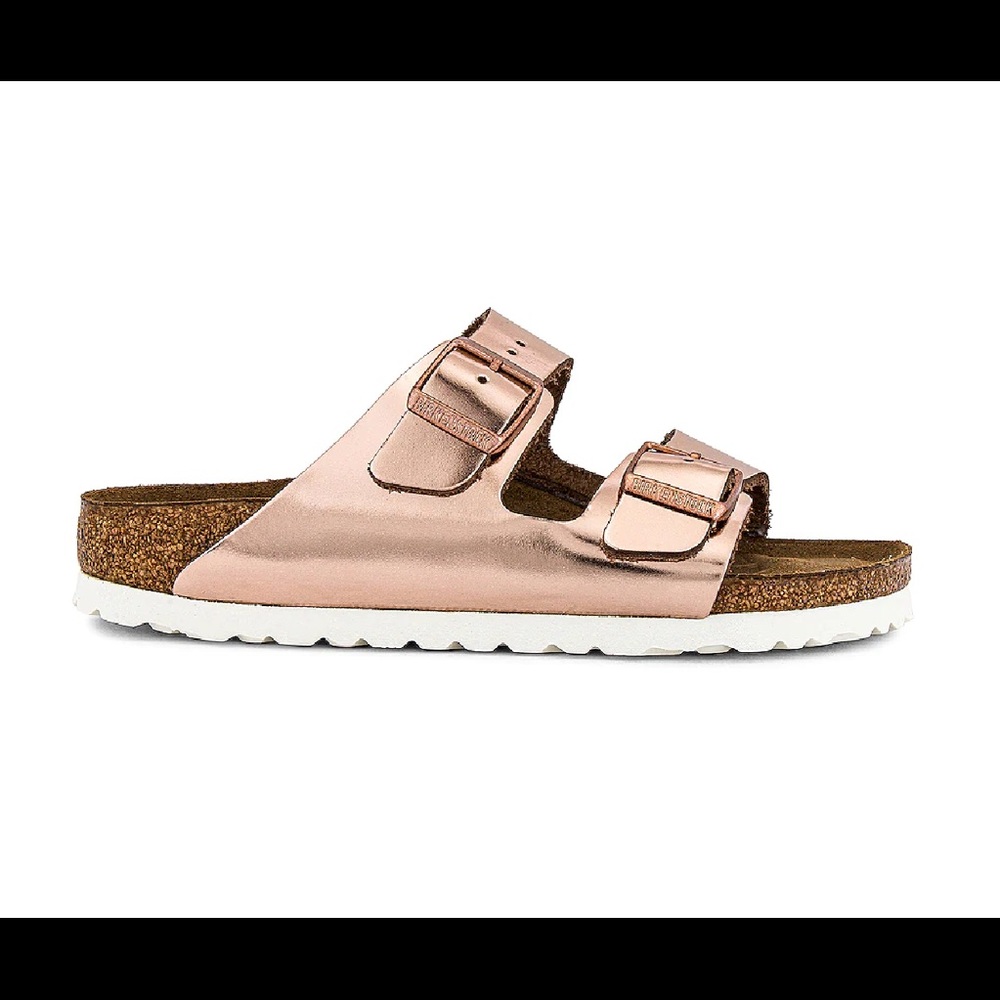 Arizona Soft Footbed Sandal Copper BIRKENSTOCK size 7 (38)
